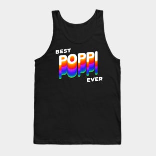 Best poppi ever dad grandpa fathers day Tank Top